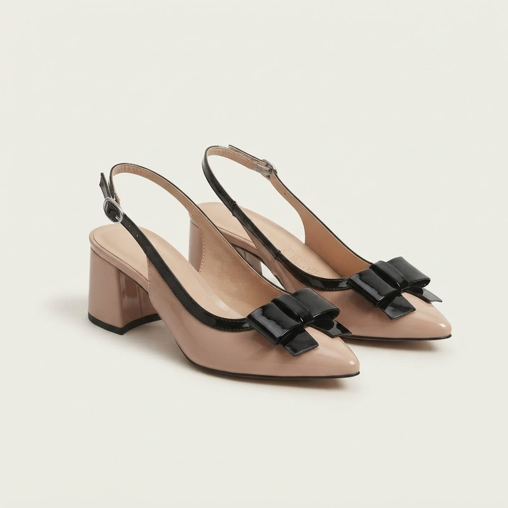 ZAPATILLA BEIGE CHAROL