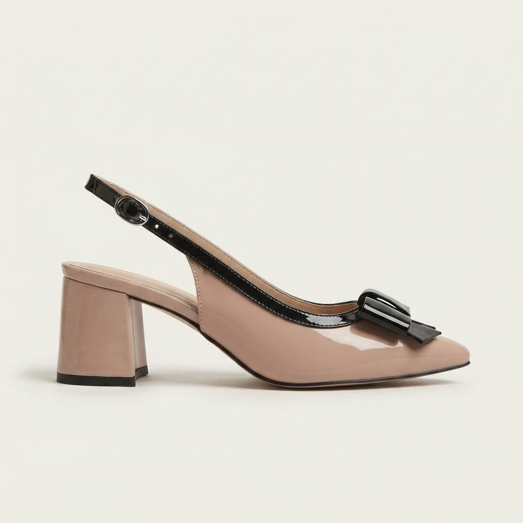 ZAPATILLA BEIGE CHAROL
