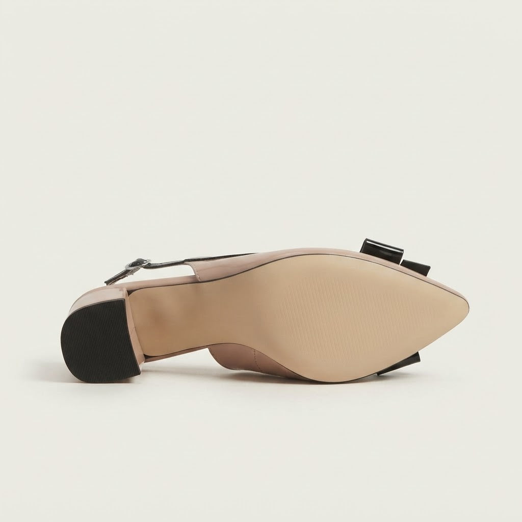 ZAPATILLA BEIGE CHAROL