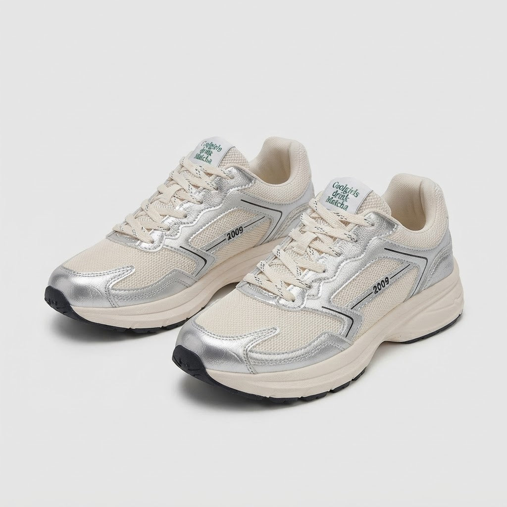 SNEAKERS PLATA