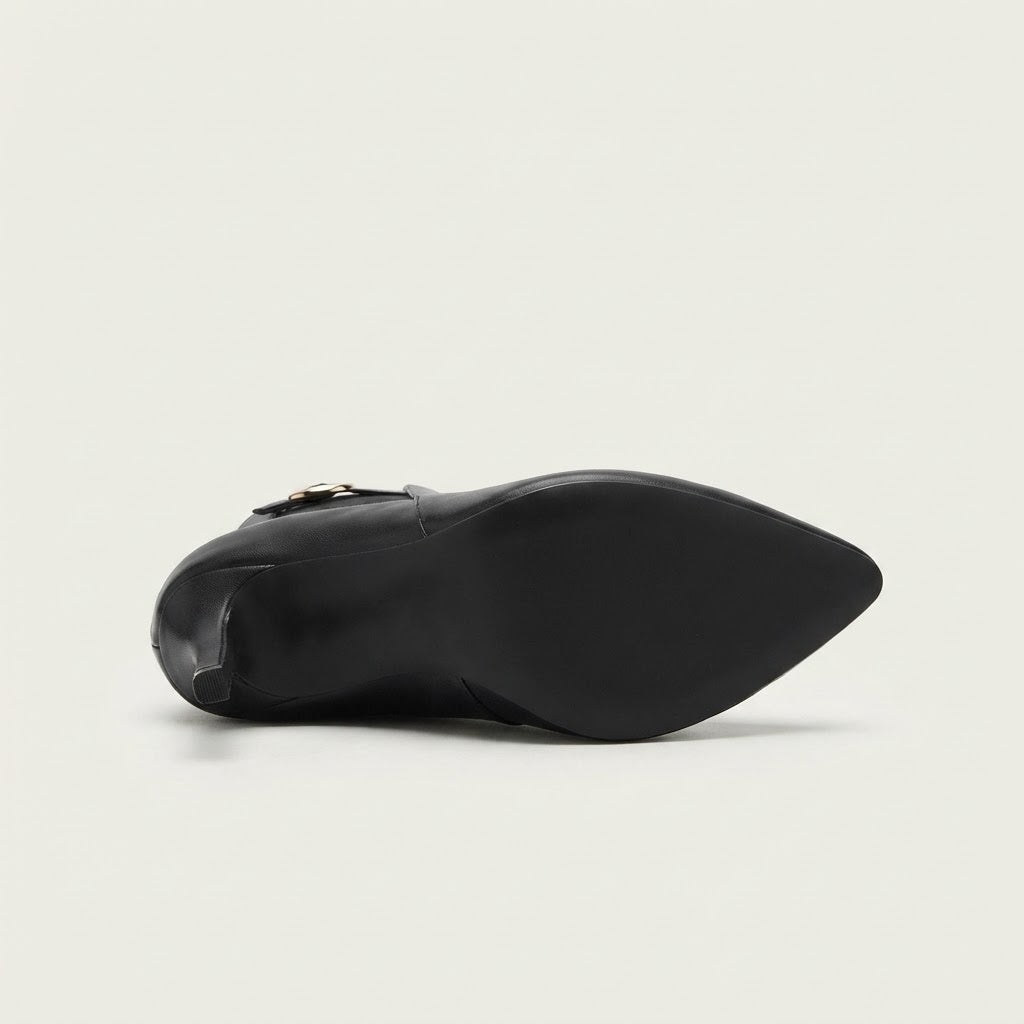 BOTÍN NEGRO TACÓN FINO